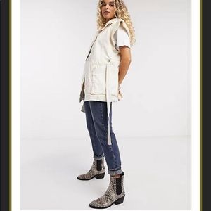Free People Cream Vest